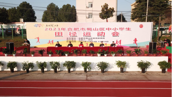 2023年蜀山区中小学运动会在八一学校隆...